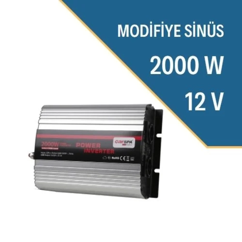 2000W-12V Modifiye Sinüs İnverter