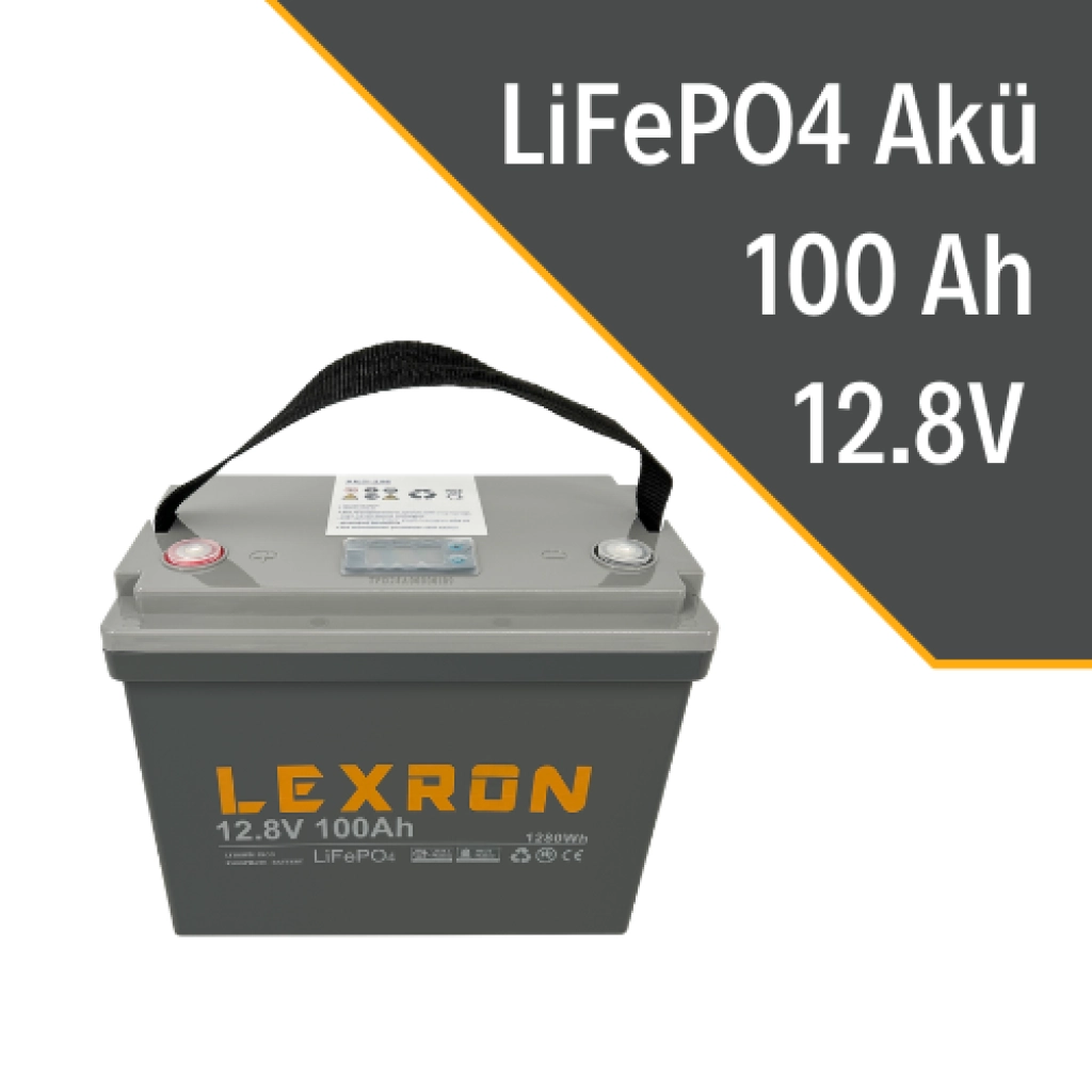 100AH 12.8V Lityum Akü