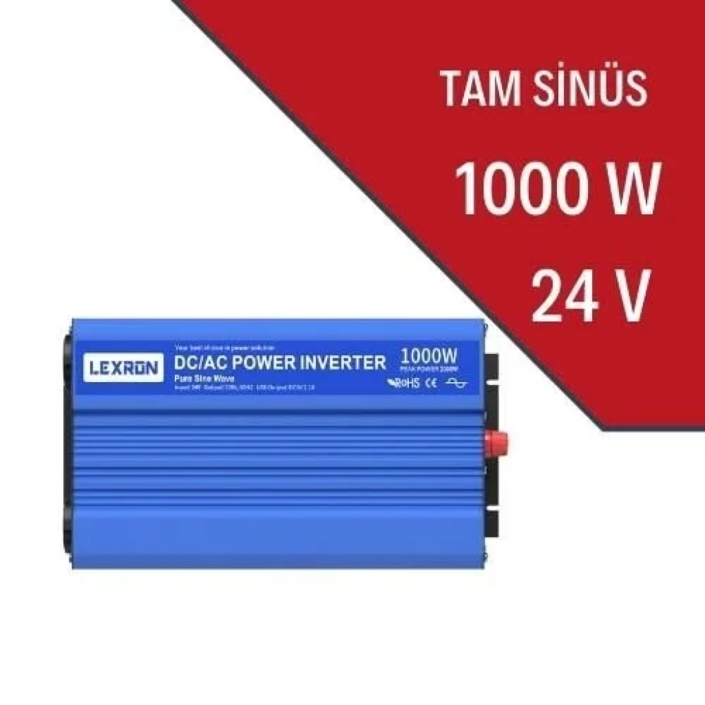 1000W-24V Tam Sinüs İnverter