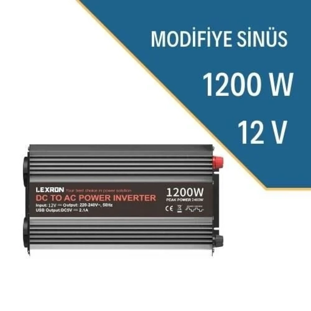 1200W-12V Modifiye Sinüs İnverter