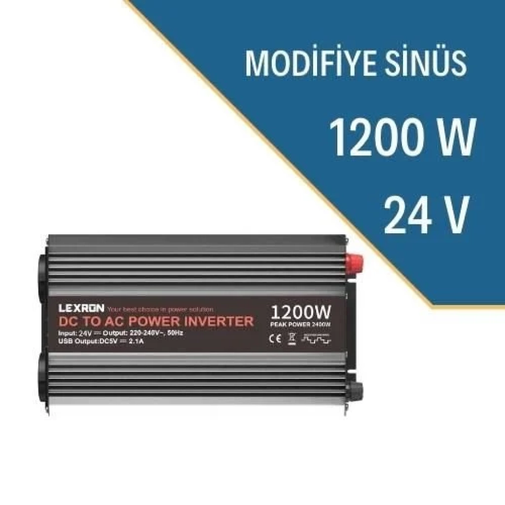 1200W-24V Modifiye Sinüs İnverter