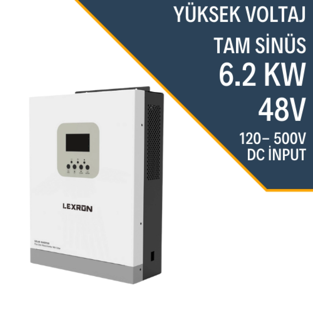 6.2KW MPPT 120-500V PV Input 100A MPPT Inverterler Parallenebilir