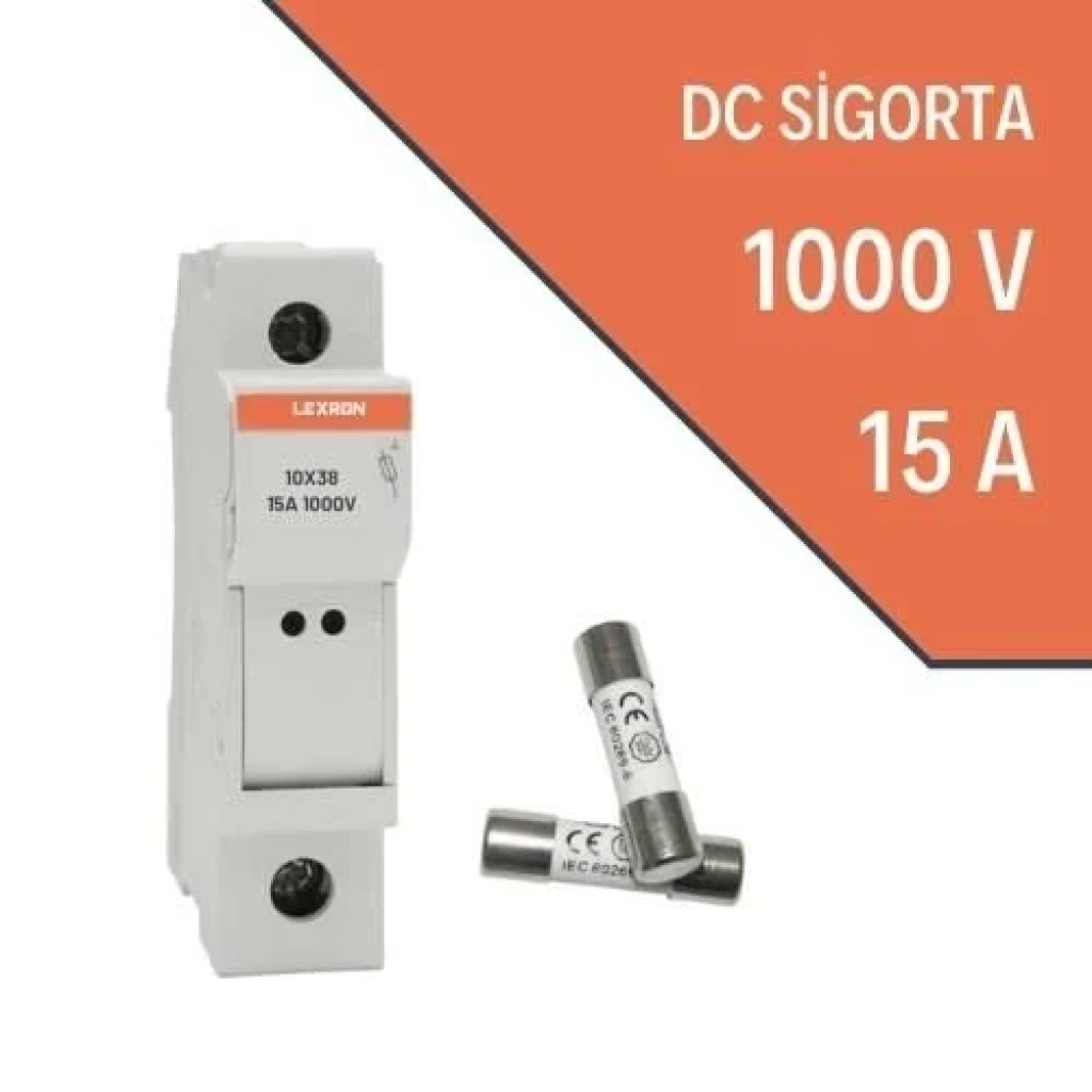 DC Sigorta 1000V 15A